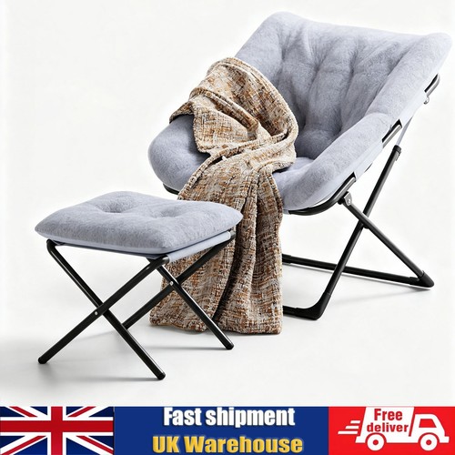 Folding saucer chair moon - chair,