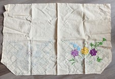 Vintage Linen Sofa Back