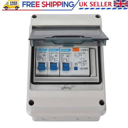 25a 30ma rcd mcb fuse - 30ma, box