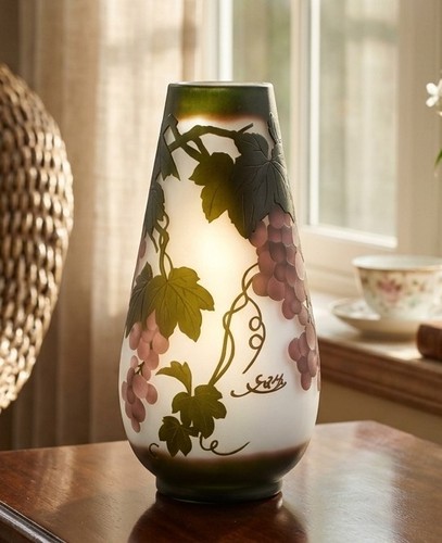 Galle style cameo glass - style,