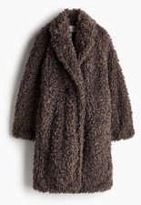 H&M Women's Pile Coat - Ladies