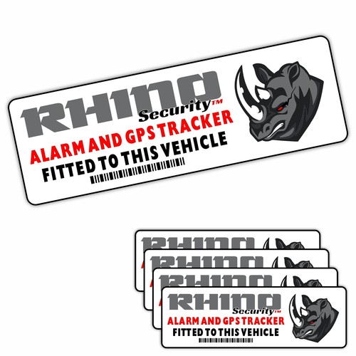 Signs rhino alarm and - signs,