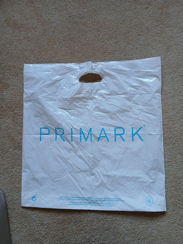 Large primark plastic carrier - plastic,