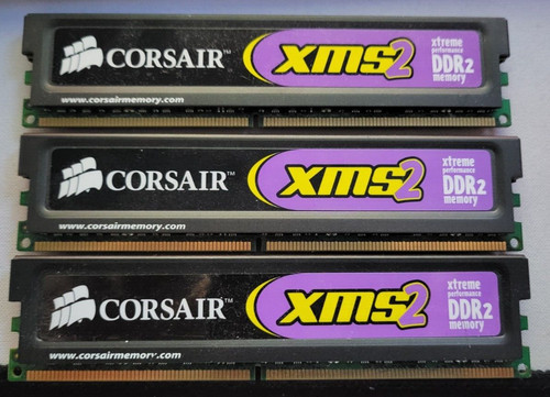Corsair xms2 8gb ddr2 3x2gb - corsair,
