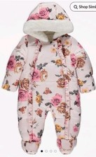 Pink Floral Toddler Snowsuit