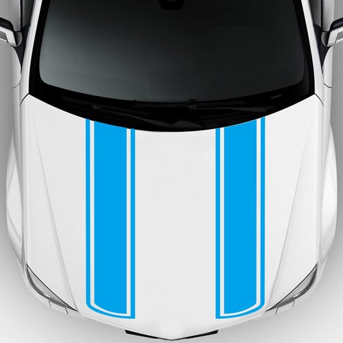 2pcs car hood decal sticker - car,
