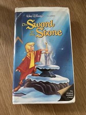 The Sword And The Stone Disney - Black Diamond VHS Clamshell Case