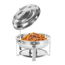 7.5L Round Chafing Dish For Catering Buffet Food Warmer For Parties Wedding