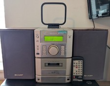 Sharp XL-570 Hi-Fi CD Radio Cassette Player - With Speakers Retro
