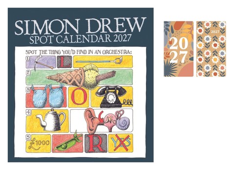 Simon drew easel calendar - drew,