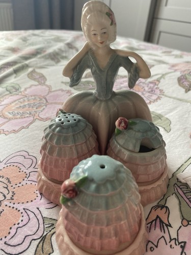 Crinoline lady cruet - lady,