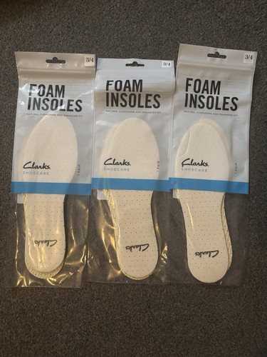 Clarks foam insoles - foam, size