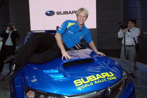 Petter solberg with the - with,
