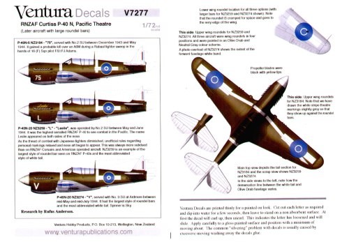 Ventura va7277 rnzaf - 1:72,