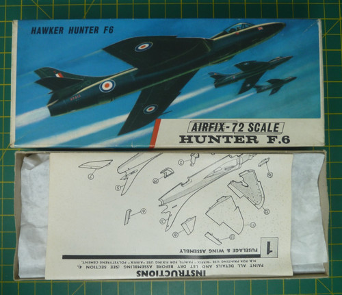 Airfix 288 hawker hunter - airfix,