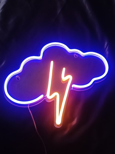 Neon light sign with - light, usb