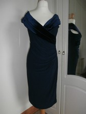 navy blue Gina Bacconi evening