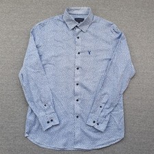 VIYELLA Shirt Blue Paisley