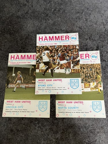 West ham united programmes - west,