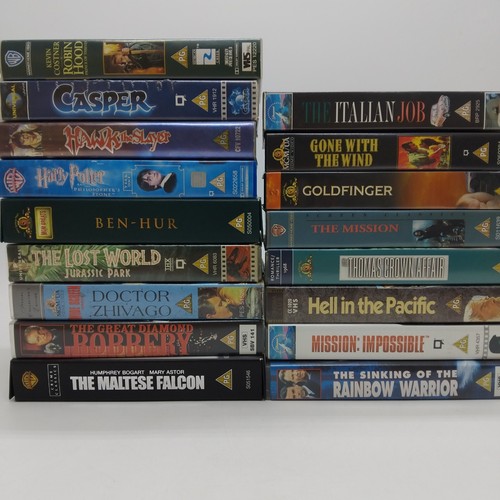Job lot vhs cassettes x17 - lot,