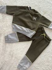 Kenzo Paris Boys Tracksuit Age 3 Years Green And Grey With Logo