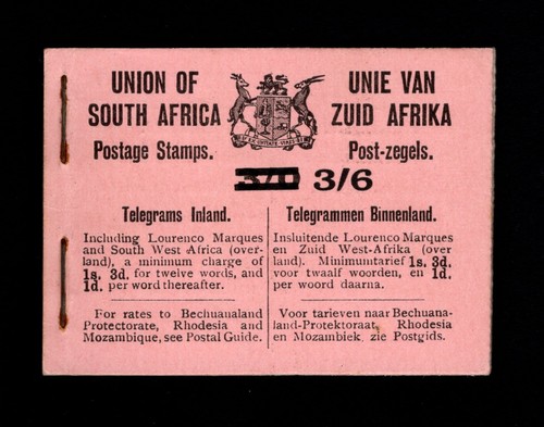 South africa 1922 rare 6d - south, 3s.6d