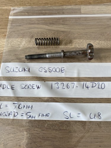 Suzuki gs500e idle speed - idle,