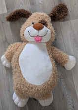 Huggle Buddies Hideaway Play Pillow Dog Plush Toy Zips to Home Sweet Home VG