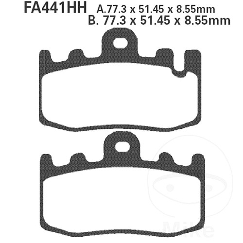 Ebc brake pads sintered - ebc,