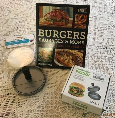 Ham burger press plus wax - ,