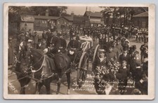 RPPC Funeral of Aviation Pioneer Col S.F. Cody Aldershot 1913 Scott & Co