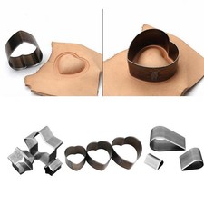 3x Leathercraft Punch Die Cutters Leather Fabric Cutting Molds