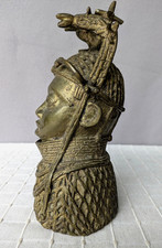 Benin bronze Obi Ozolua bust