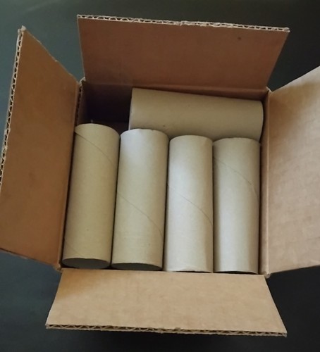 Empty toilet roll tubes - tubes, for