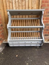 Rustic Wooden Plate/Mug Rack