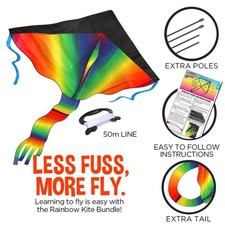 Large Triang Rainbow Kite