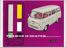 1961 Ford Thames (400E) 12 seater & 8/10 seat estate car (minibus van) brochure
