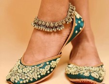 Punjabi Jutti | Bottle Green |