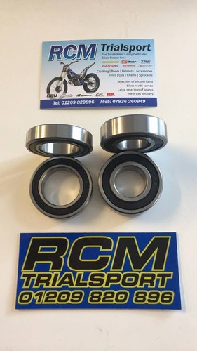 Front rear wheel bearings - front, &