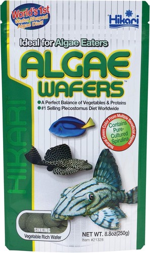 Hikari algae wafer food 250g - hikari,