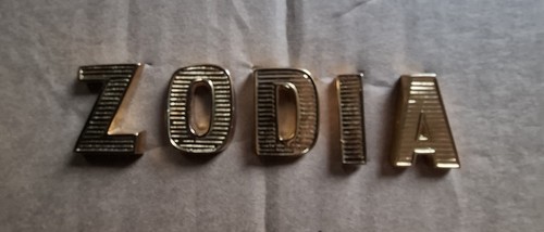 Ford zodiac gold letters - ford,