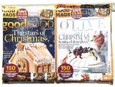 BBC GOOD FOOD / OLIVE MAGAZINE XMAS 2025 WITH 150 RECIPES & 2026 CALENDAR ~ NEW