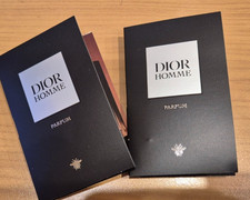 NEW 2x Christian Dior Homme Intense 1ml Men's Eau de Parfum Mini Spray EDP