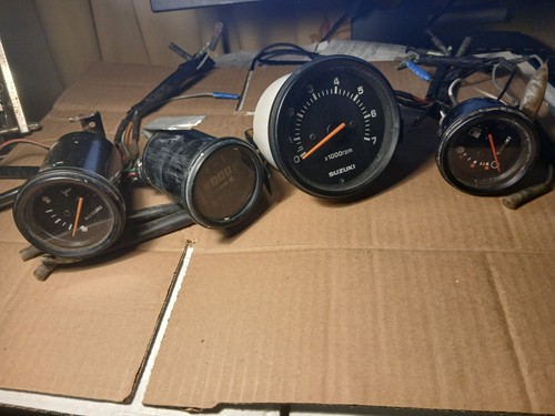 Suzuki outboard boat - boat, clocks