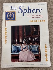 The Sphere Magazine 1961 Royal Tour of India & Pakistan Queen Elizabeth II Issue