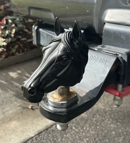 Tow bar ball cover horse - ball,