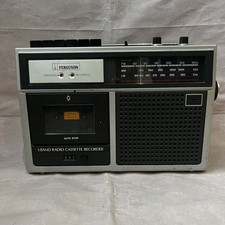 Ferguson 3T11 Vintage Portable Stereo 3-Band Radio Cassette Recorder Working