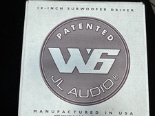 Used JL Audio 10W6v2-D4 Subwoofer in original box (UK lisiting)