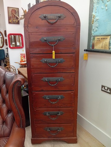Chest drawers slim solid - of,