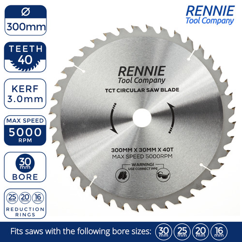300mm 40t tct circular - tct, wood